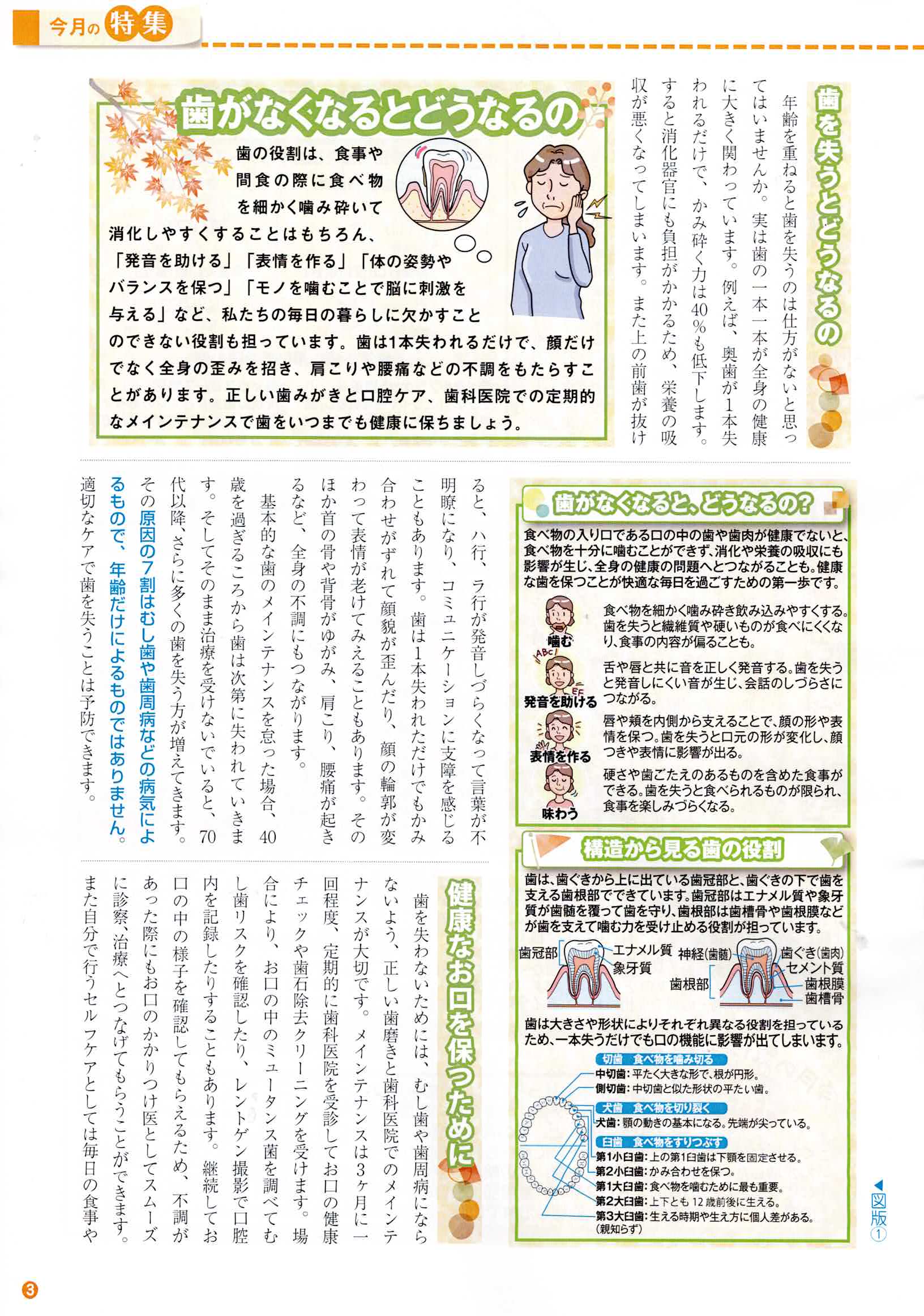 健康手帳9月号 ページ1